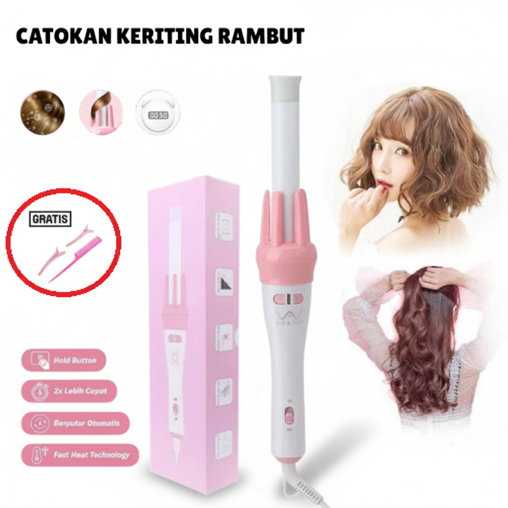 CATOKAN KERITING RAMBUT OTOMATIS CATOK CURLY / ALAT CATOKAN CURLY OTOMATIS CATOKAN RAMBUT