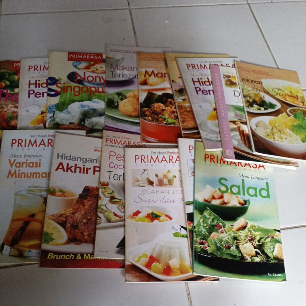 Buku resep primarasa second