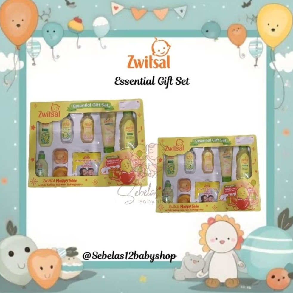 Zwitsal Essential Baby Gift Set Hamers// Bayi Zwitsal Natural Paket Perlengkapan Bayi // Gift Box Zw