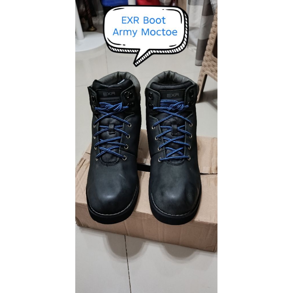 Sepatu Boot Leather Moctoe