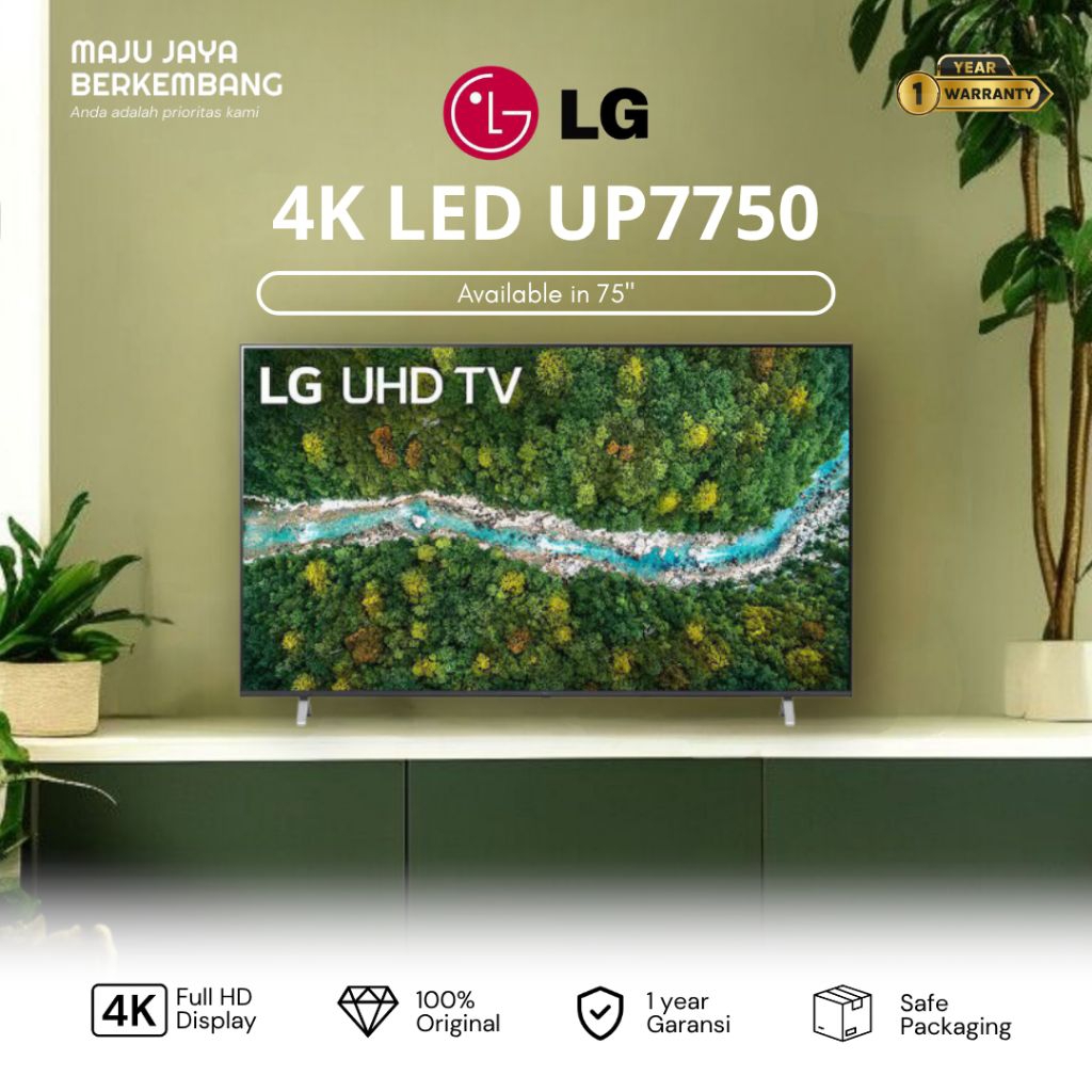 LG led 4k smart 75 inch 75up7750 up7750