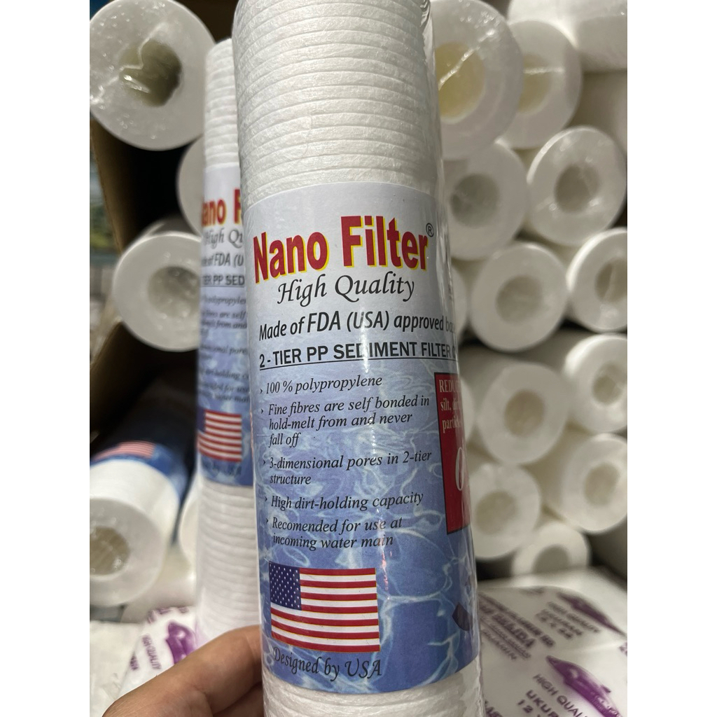 Filter Air 10" / Nano Filter Sedimen/ Saringan Air Catdridge/ Filter Nano