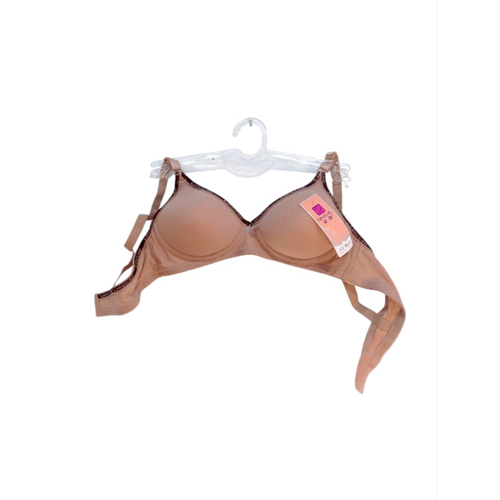 BRA ATAU BH DEWASA MEMAKAI BUSA TEBAL TANPA KAWAT, BUSA CUP A (1pcs/1biji/ecer)