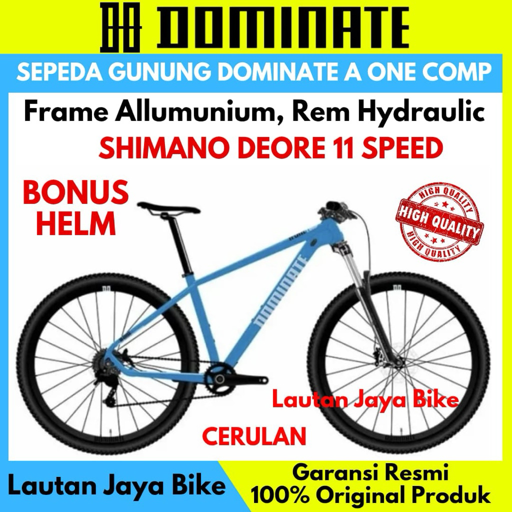 Sepeda Gunung MTB 29 Dominate A-One Comp 11 Speed Deore