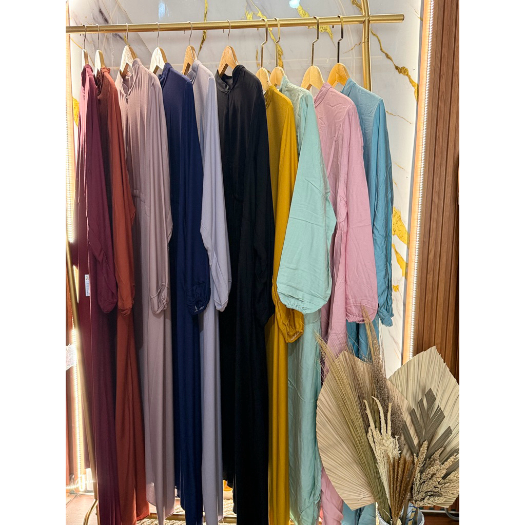 GAMIS RAYON TWIL PREMIUM POLOS BAHAN ADEM