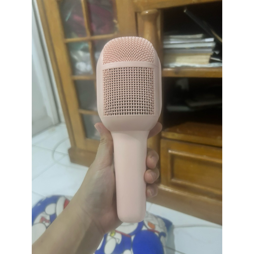 Advance Mic Wireless Bluetooth Speaker Karaoke Micrphone Portable Pengubah Suara AMS-58