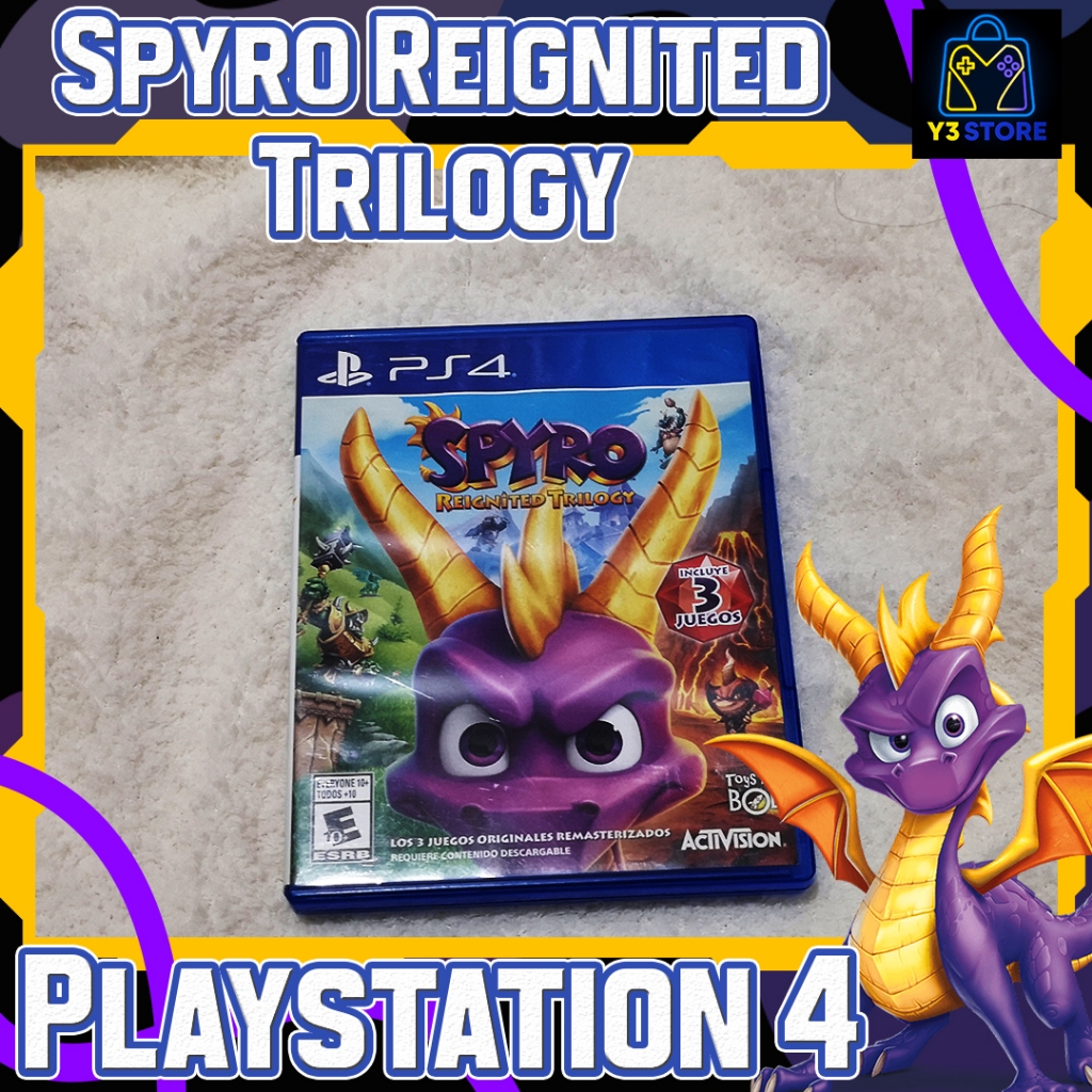 Spyro Reignited Trilogy PS4 Playstation 4 Fisik Second
