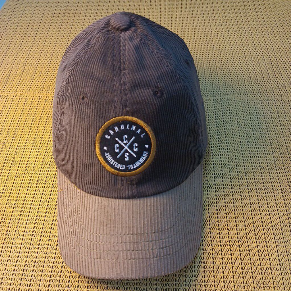 TOPI PRIA CARDINAL CASUAL, WARNA COKLAT ORIGINAL, BAHAN KATUN//58141738