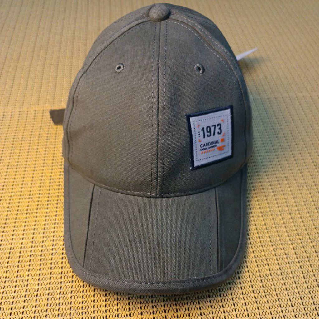 TOPI PRIA CARDINAL CASUAL, WARNA HIJAU ORIGINAL, BAHAN KATUN//58141735