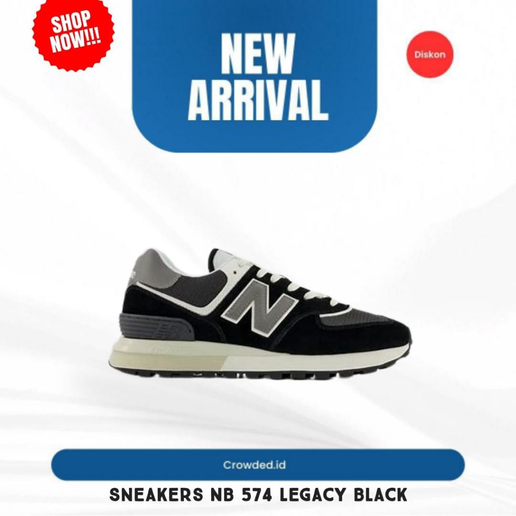 (CROWDED) Sneakers NB 574 Legacy Black