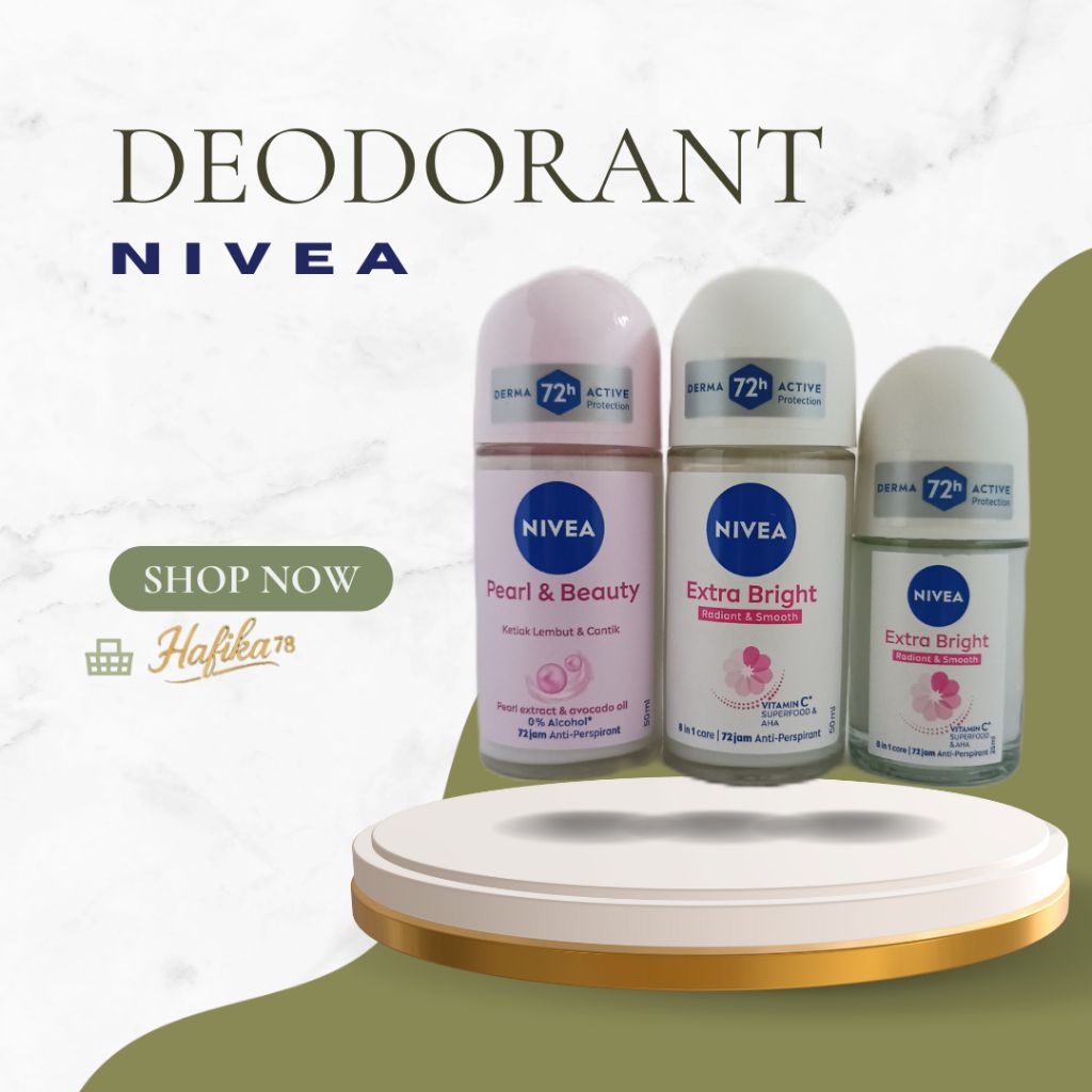 NIVEA DEODORANT EXTRA BRIGHTENING ROLL ON