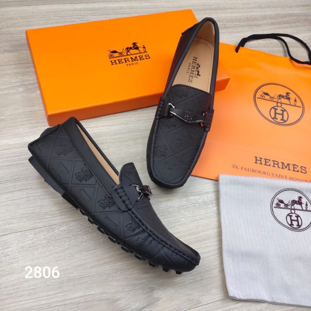 sepatu loafer pria/sepatu kerja pria kulit H3RM3S