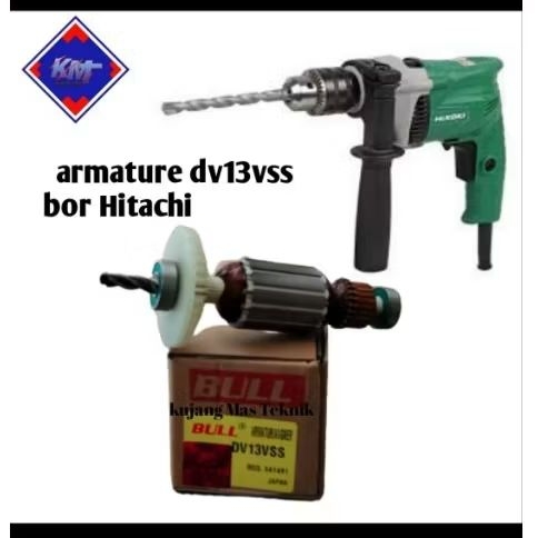 ARMATURE DV13VSS ANGKER MESIN BOR HITACHI DV13VSS ROTOR DV13VSS MESIN BOR HITACHI