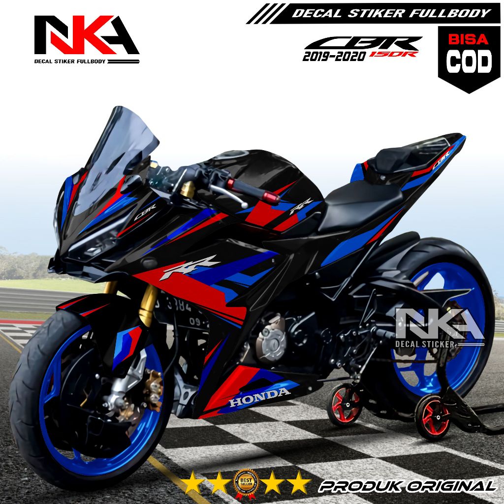 (Terbaru) Decal cbr 150r K45N K45G Stiker Decal Motor CBR 150R 2019,2020 K45G Sticker Honda Cbr