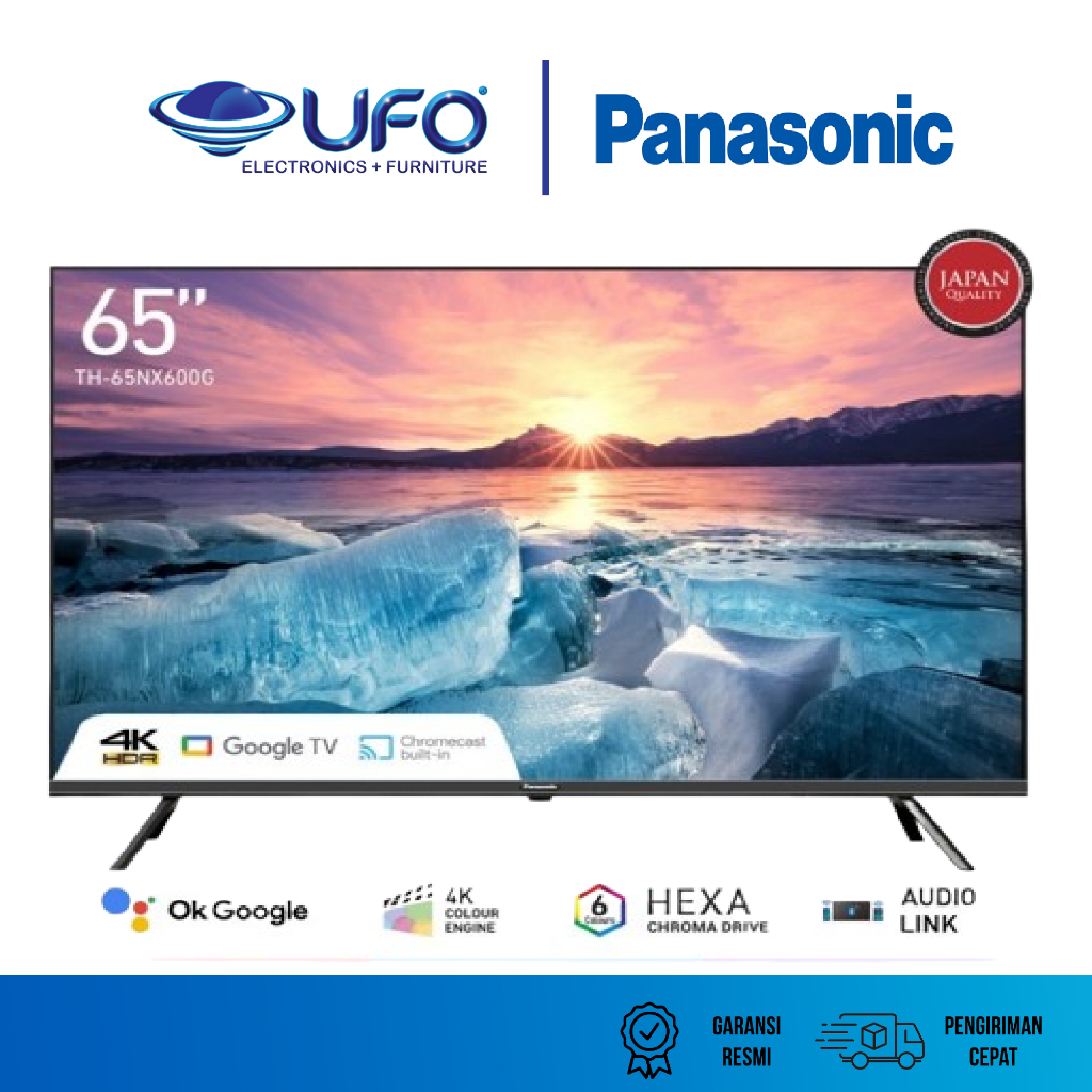 Panasonic 65 Inch LED TV 4K HDR TV TH65NX600G Google TV