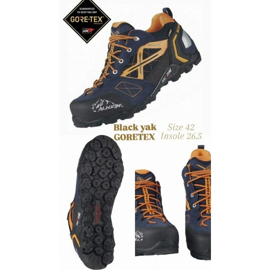 Sepatu hiking outdoor Black Yak (42-265) Sepatu Gunung trekking