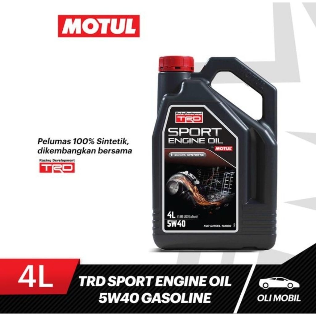 Motul TRD Sport 5W-40 Diesel Oli Motul TDR Sport Diesel Oli Mesin Motul
