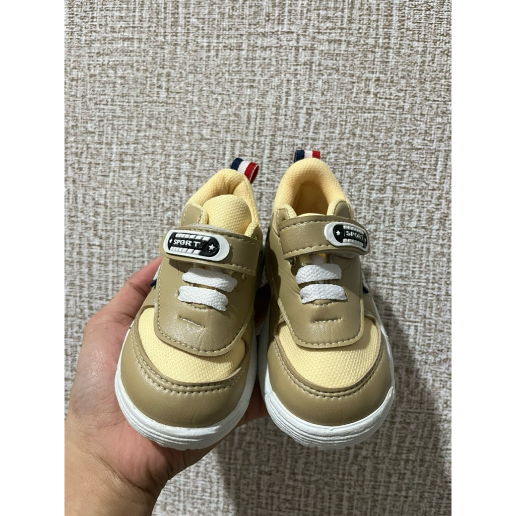SEPATU SNEAKER ANAK BAYI LAKI LAKI UMUR 1-2 Tahun