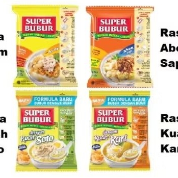 SUPER BUBUR INSTAN 1 RENCENG ISI 5 PCS