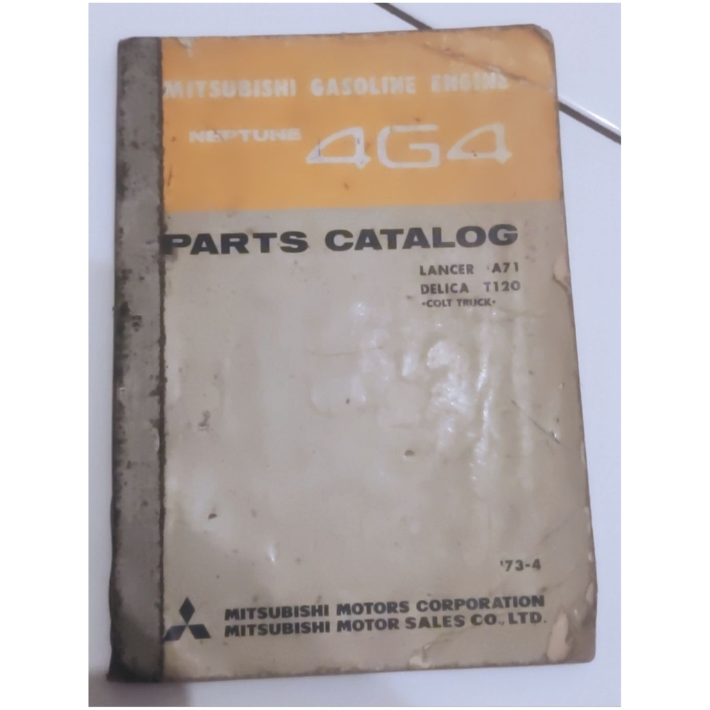 part catalog original Mitsubishi Lancer A71 Delica T120