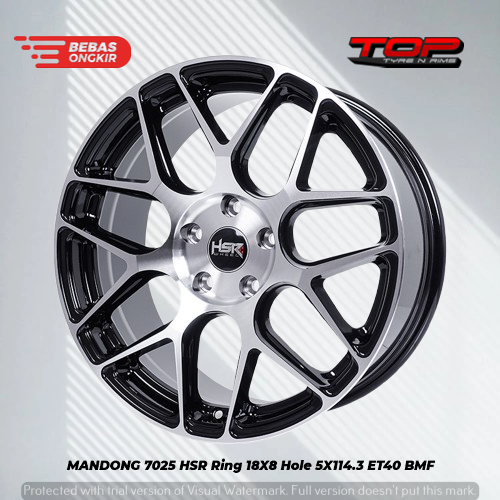 Velg racing innova zenix two tone r18 | pelek murah hsr mandong ring 18 lebar 8 inch