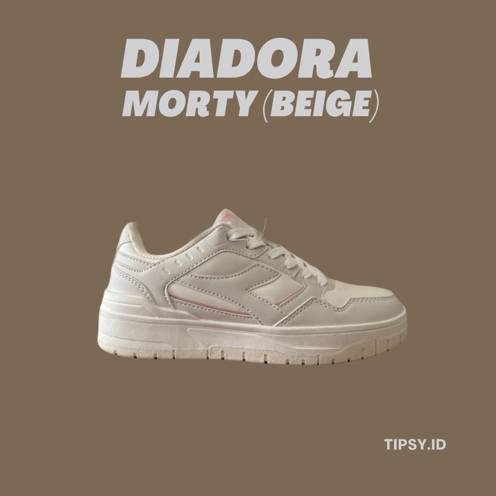 Sepatu Casual Wanita Nyaman Ringan Trendy Diadora Morty (Beige)