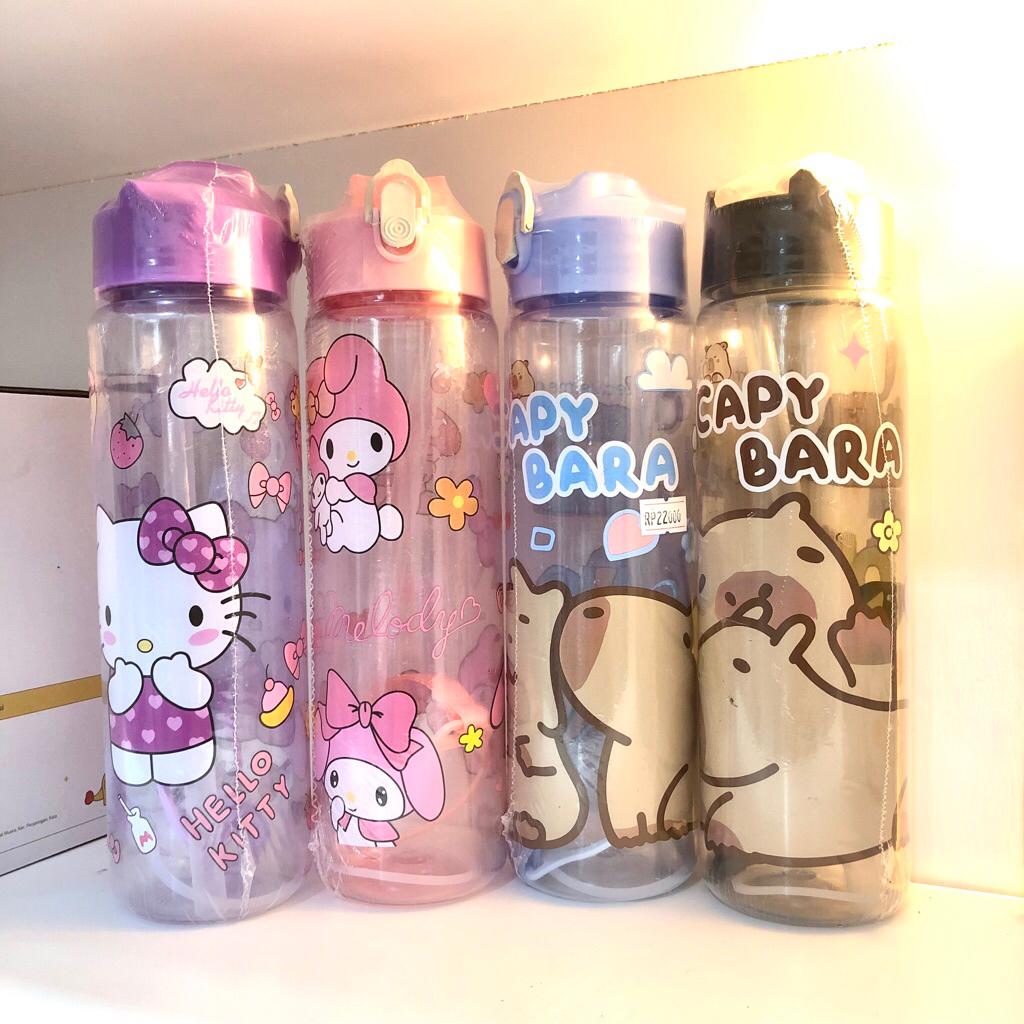 Botol Minum Anak Capybara Cowok Cewek Karakter 900ml