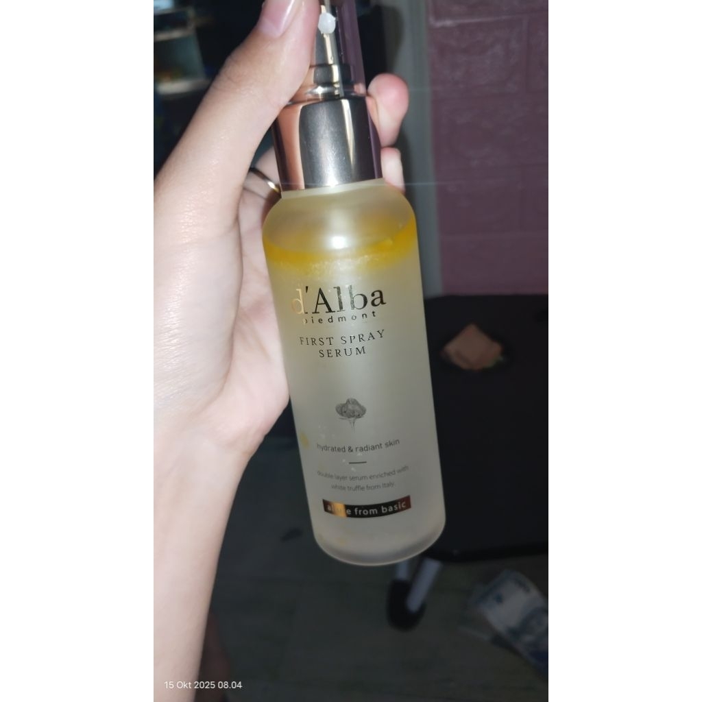 [ PRELOVED ] d'Alba White Truffle First Spray Serum 100ml