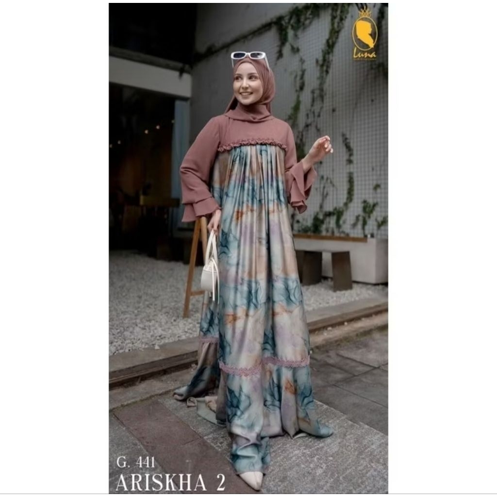 GAMIS DRESS LUNA KEMAYU size M new
