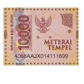 materai 10000 asli kantor pos