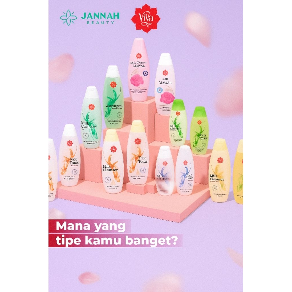 VIVA Milk Cleanser Toner// Susu pembersih dan Toner Viva// Viva susu Pembersih// Viva Toner