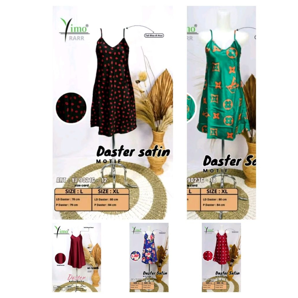 daster satin dress baju tidur seksi super pajamas lingerie