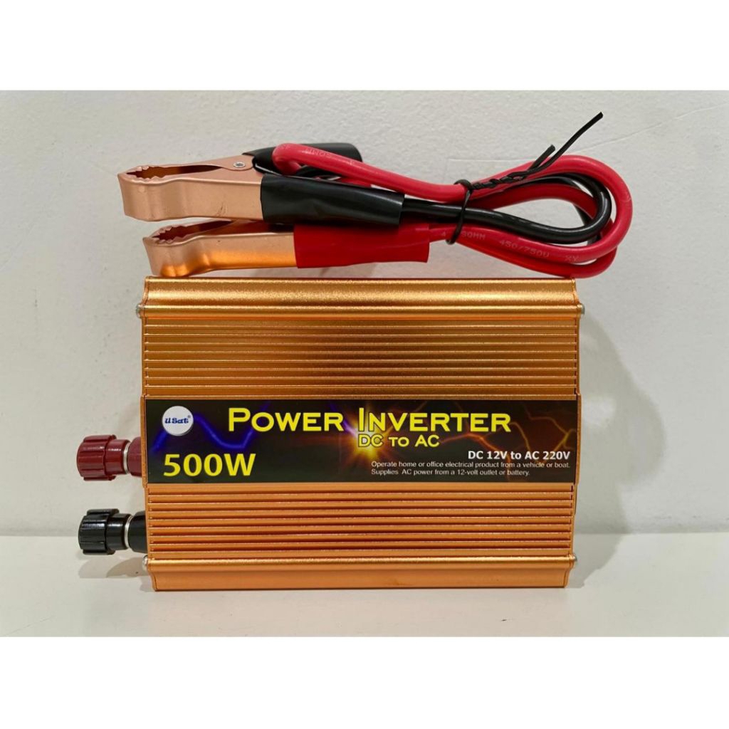 Power Inverter 500 Watt DC 12 Volt To AC 220 Volt