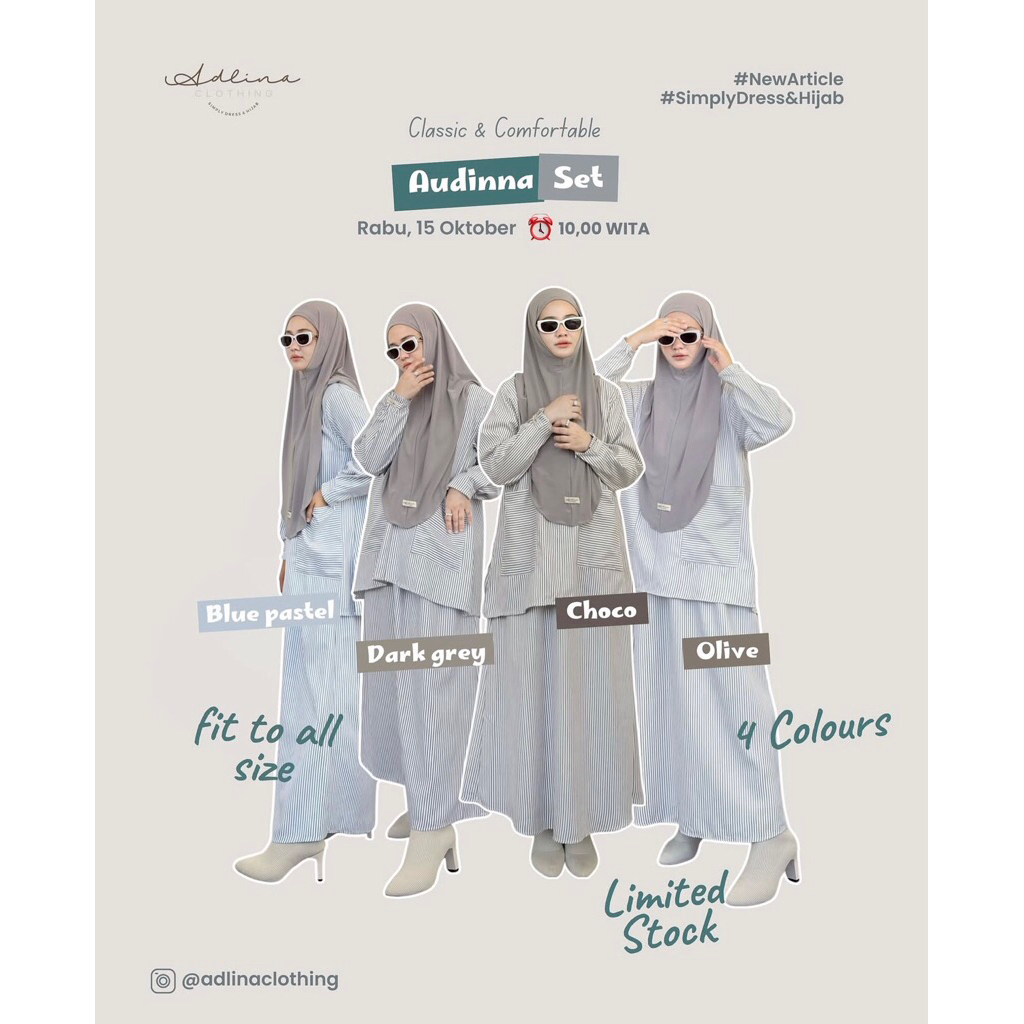 Audinna Set by : Adlina Clothing