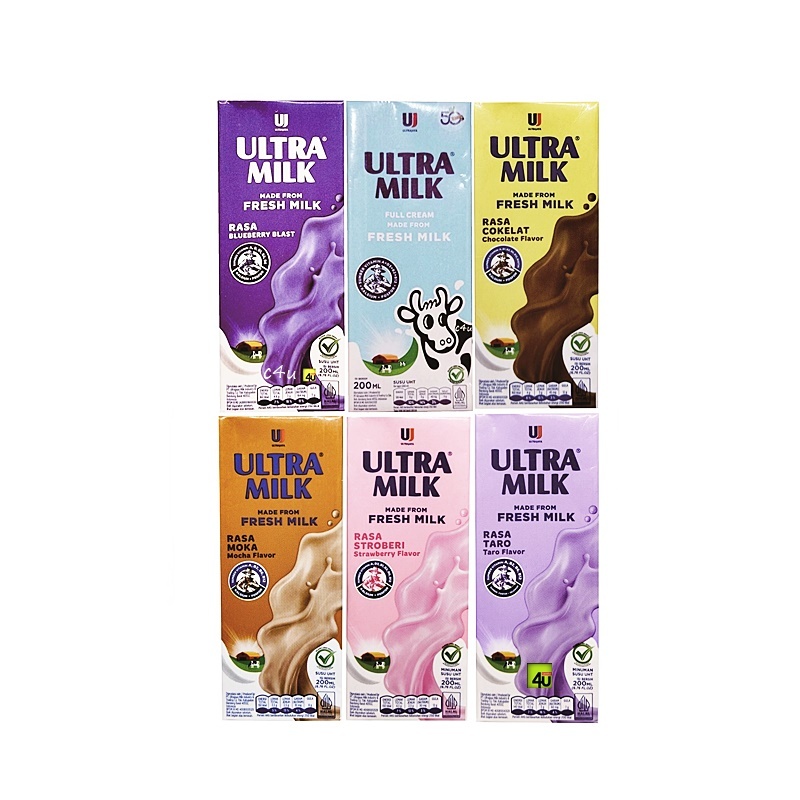 Ultra Jaya - Susu UHT Reguler - 200 ml