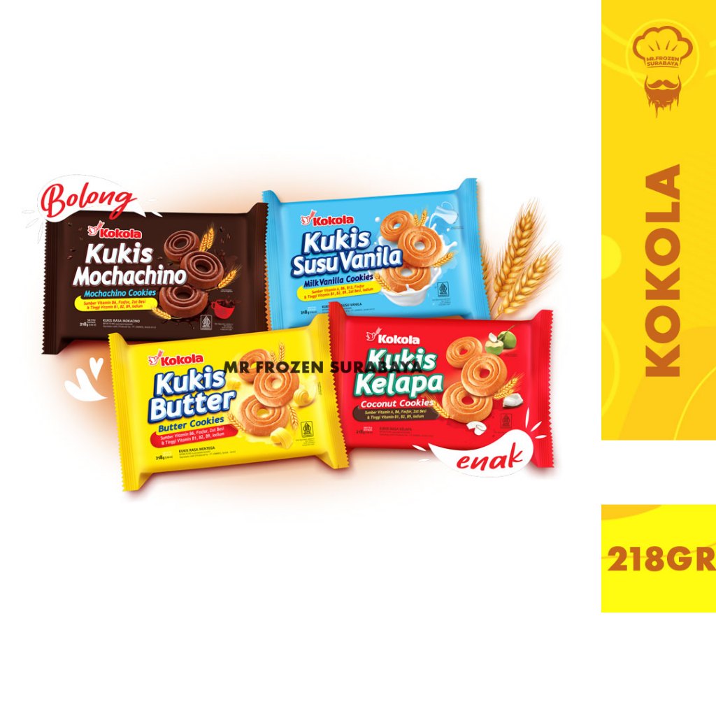 KOKOLA - Kue Kering / Kue Kuki / Malkist Susu / Wafer / Malkist Oles / Biskuit Kelapa Souvenir Ulang