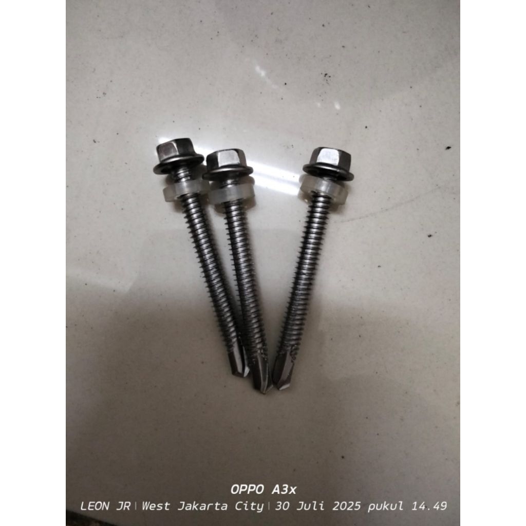 sekrup roofing stainless 12 x 65