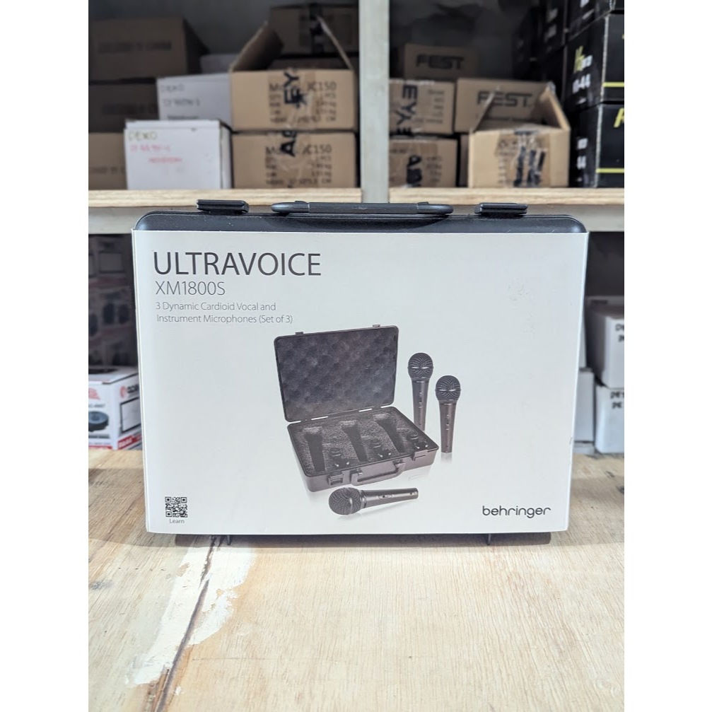 Behringer XM1800S Mic isi 3 Dynamic Cardioid Vocal and Instrument Microphones Ultra-Wide Response