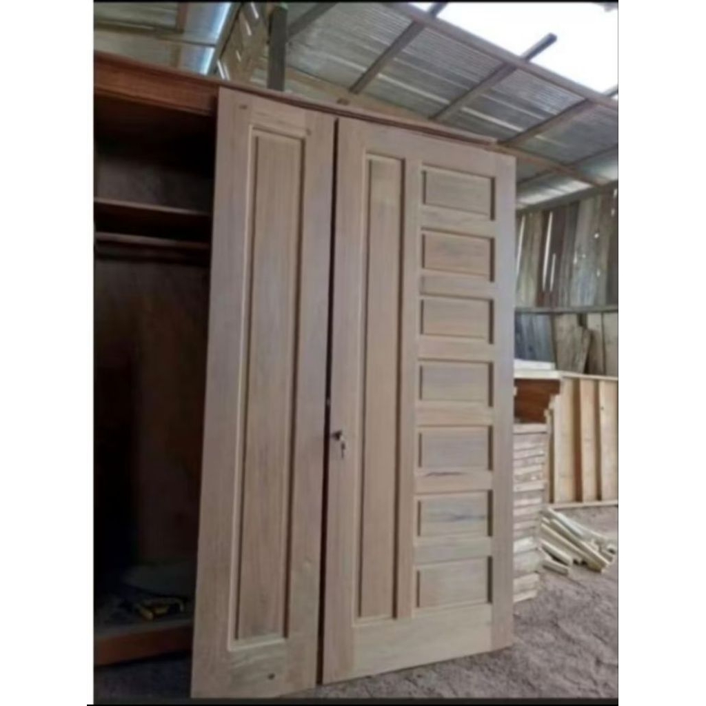 40x80x200 tanpa kusen dua pintu saja dan kusennya