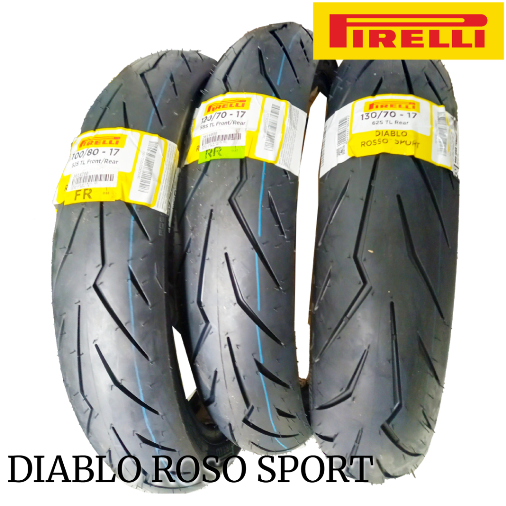 PIRELLI DIABLO ROSSO SPORT TUBELESS RING 17 BAN PIRELLI DIABLO ROSSO SPORT 17