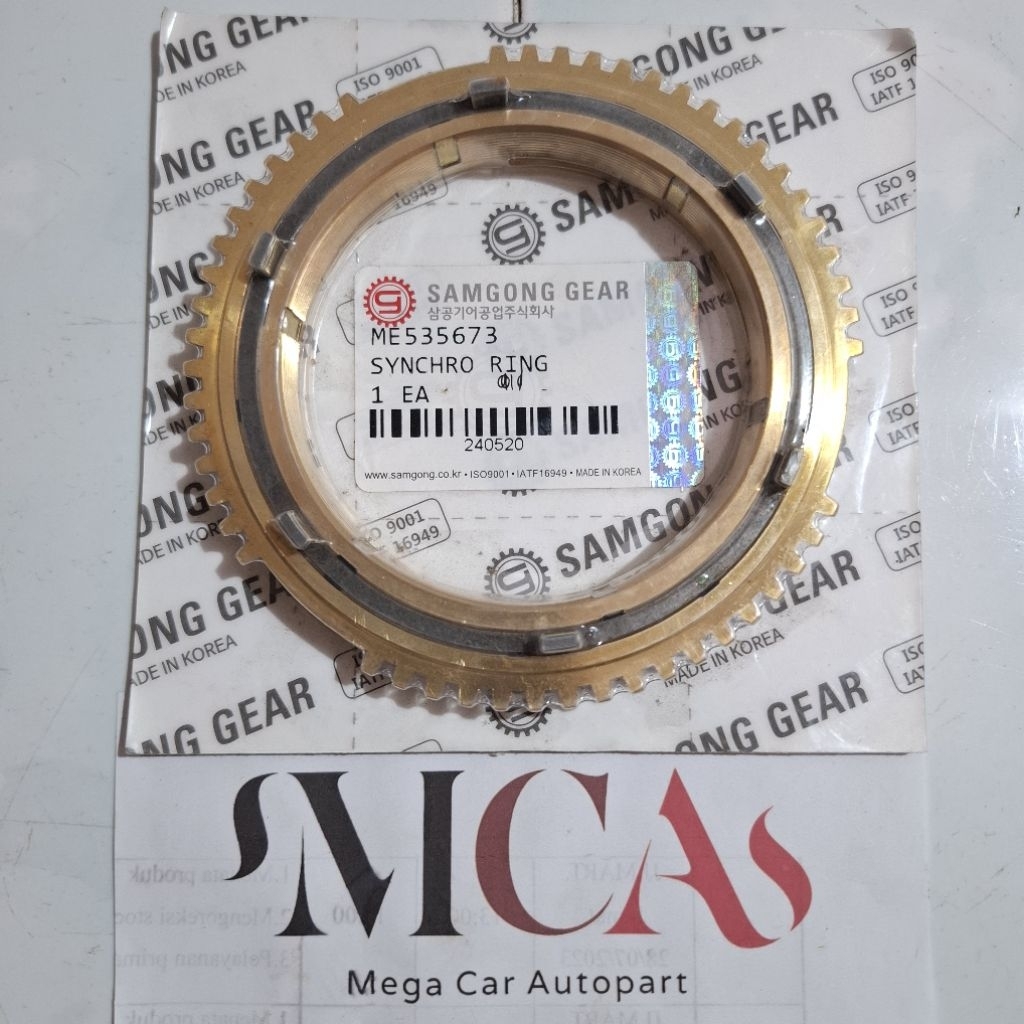 Ring Synchronizer / Ring Syncromis Assy Transmisi Gigi 2 / Gigi 3 Mitsubishi Canter 125 HD New / Can