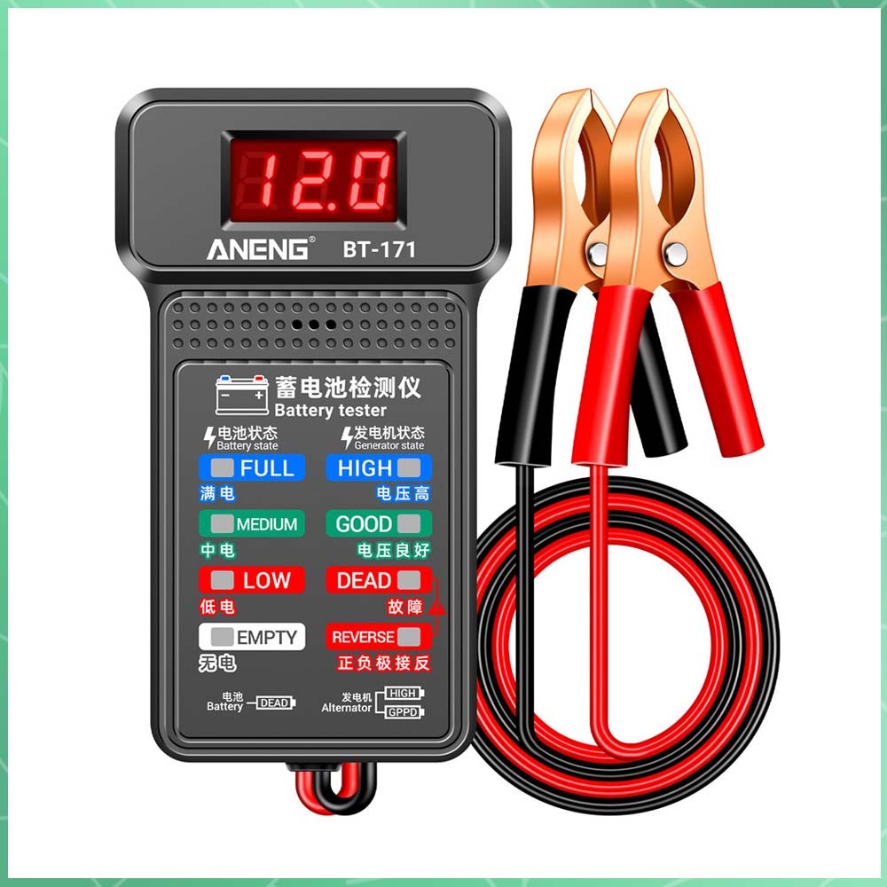 Aneng BT171 Penguji Baterai Mobil 12V Mobil Alat Pemindai Tes
