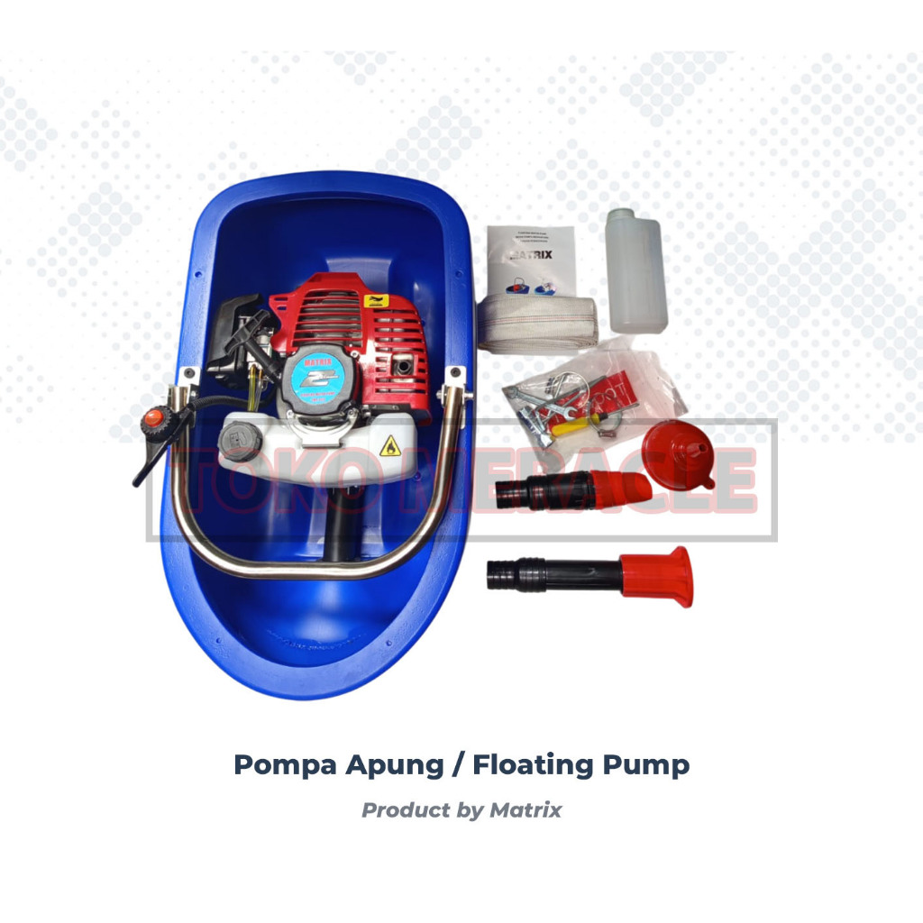 Pompa Apung Matrix FWP-520 FWP-435 / Badja  - Irigasi Sawah (Floating Pump)