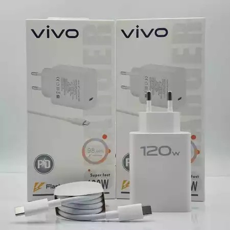 Charger Vivo Original 120 Watt Colokan Type C Ke Type C