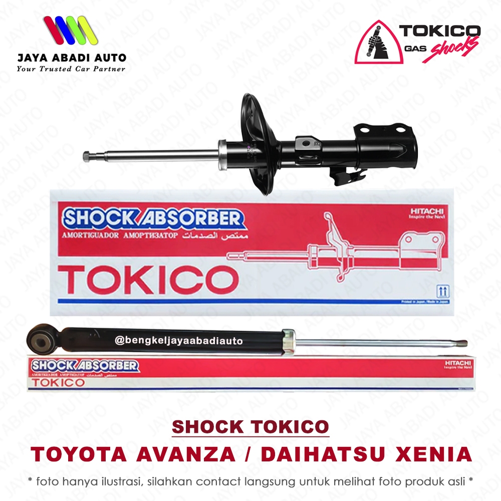 Shock Breaker TOKICO Oli - TOYOTA AVANZA / DAIHATSU XENIA (2003-2011)