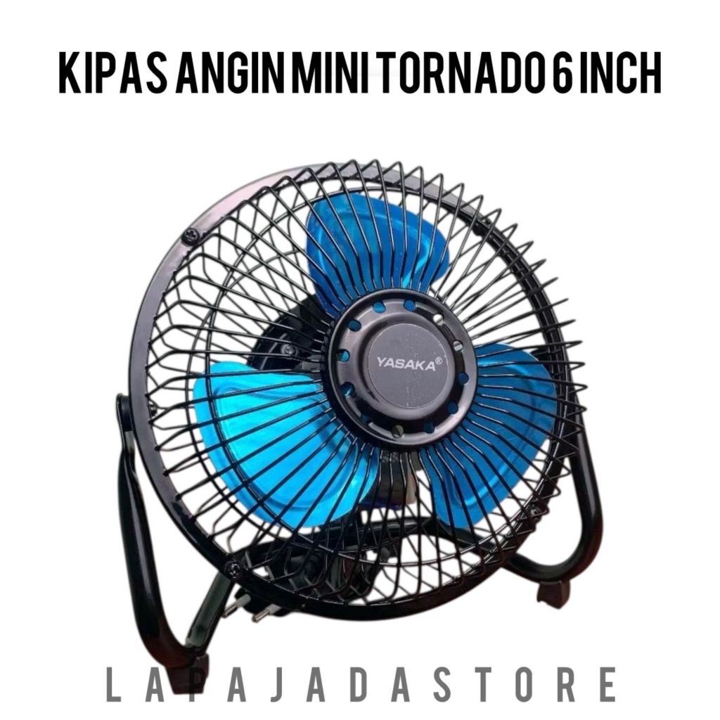 KIPAS ANGIN MINI TORNADO 6 INCH / KIPAS ANGIN MEJA HIGH VELOCITY / KIPAS ANGIN DESKFAN 6 INCH