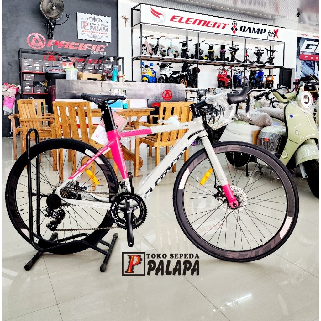 SEPEDA BALAP ELEMENT FRC 50 NEW 16 SPEED ROAD BIKE 700C