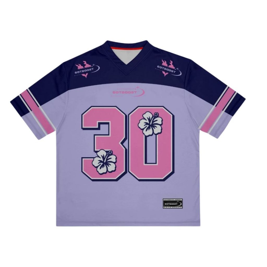 GOTBOOSTSTORE Jersey Anak Streetwear Bahan Dryfit Brazil Milano NFL Full Printing Size S-XL