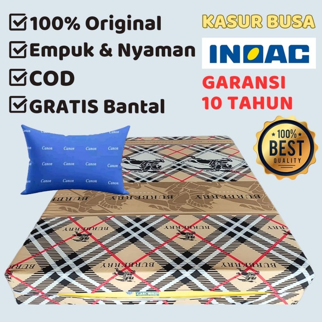Busa inoac Asli - Kasur Busa Inoac tinggi 20cm - Busa Inoac bergaransi - inoac 180x200 - inoac nomer