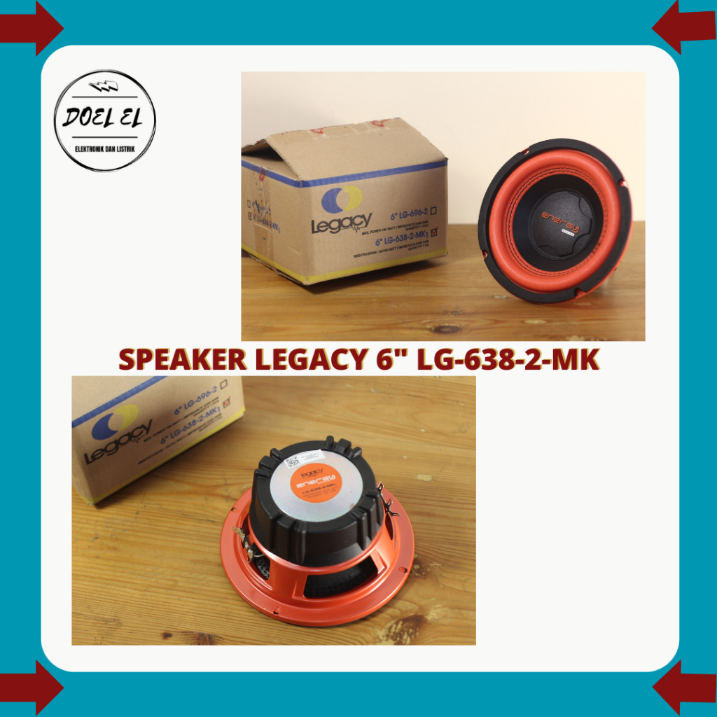 SPEAKER 6" LEGACY 638 SUBWOOFER | SPEAKER 6" SUBWOOFER